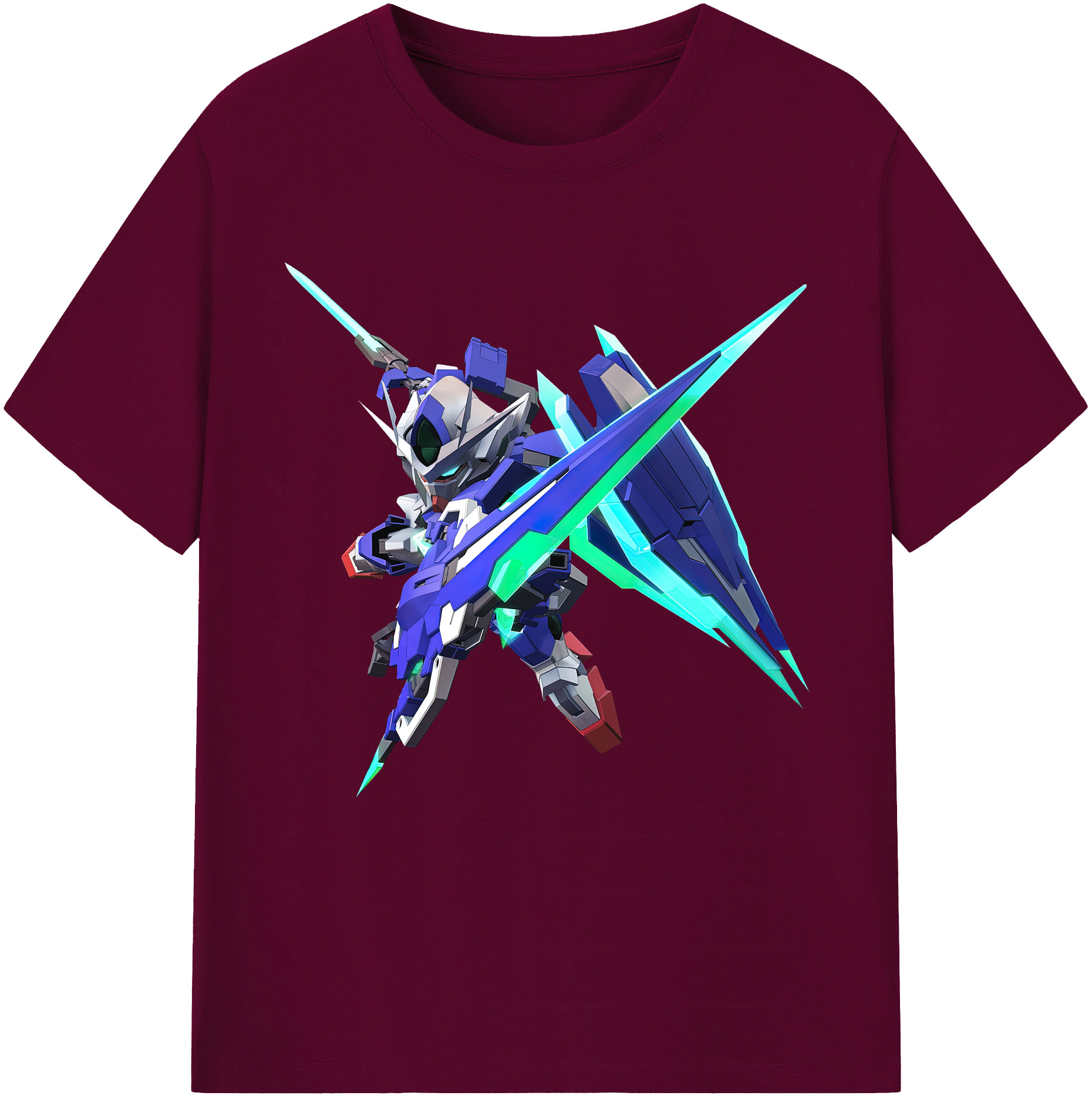 （画像用） 機動戦士ガンダム Mobile Suit Gundam レディースカジュアルプリントTシャツ（綿100％）